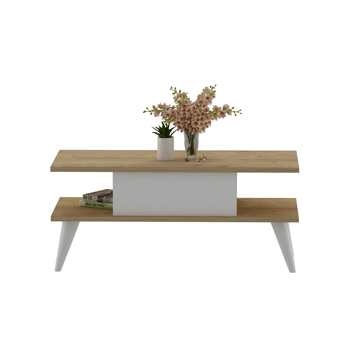 Măsuță de cafea Beta, Diverse culori, 90x45x40 cm - Sapphire - Alb | SKU: 475OLV1325 | Măsuță de cafea Beta, 90x45x40 cm, varianta Sapphire - Alb, produs pentru amenajarea locuinței, disponibil online în România la CasaMob