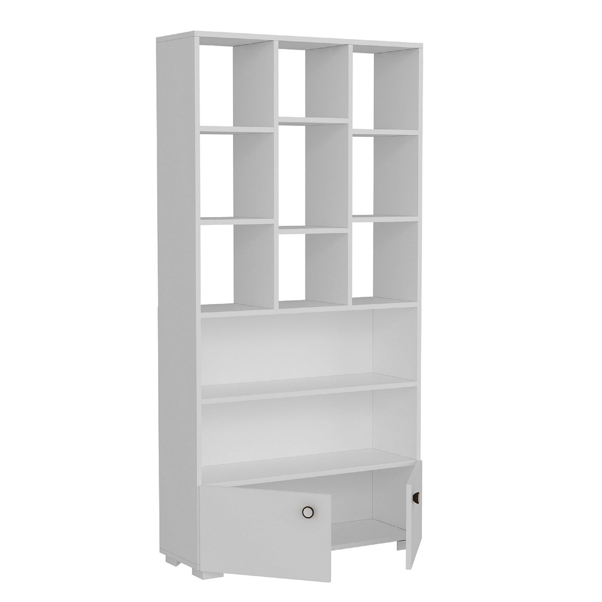Bibliotecă Penguen, Diverse culori, 94x30x187 cm - Alb | SKU: 475OLV2124 | Bibliotecă Penguen, 94x30x187 cm, varianta Alb, produs pentru amenajarea locuinței, disponibil online în România la CasaMob