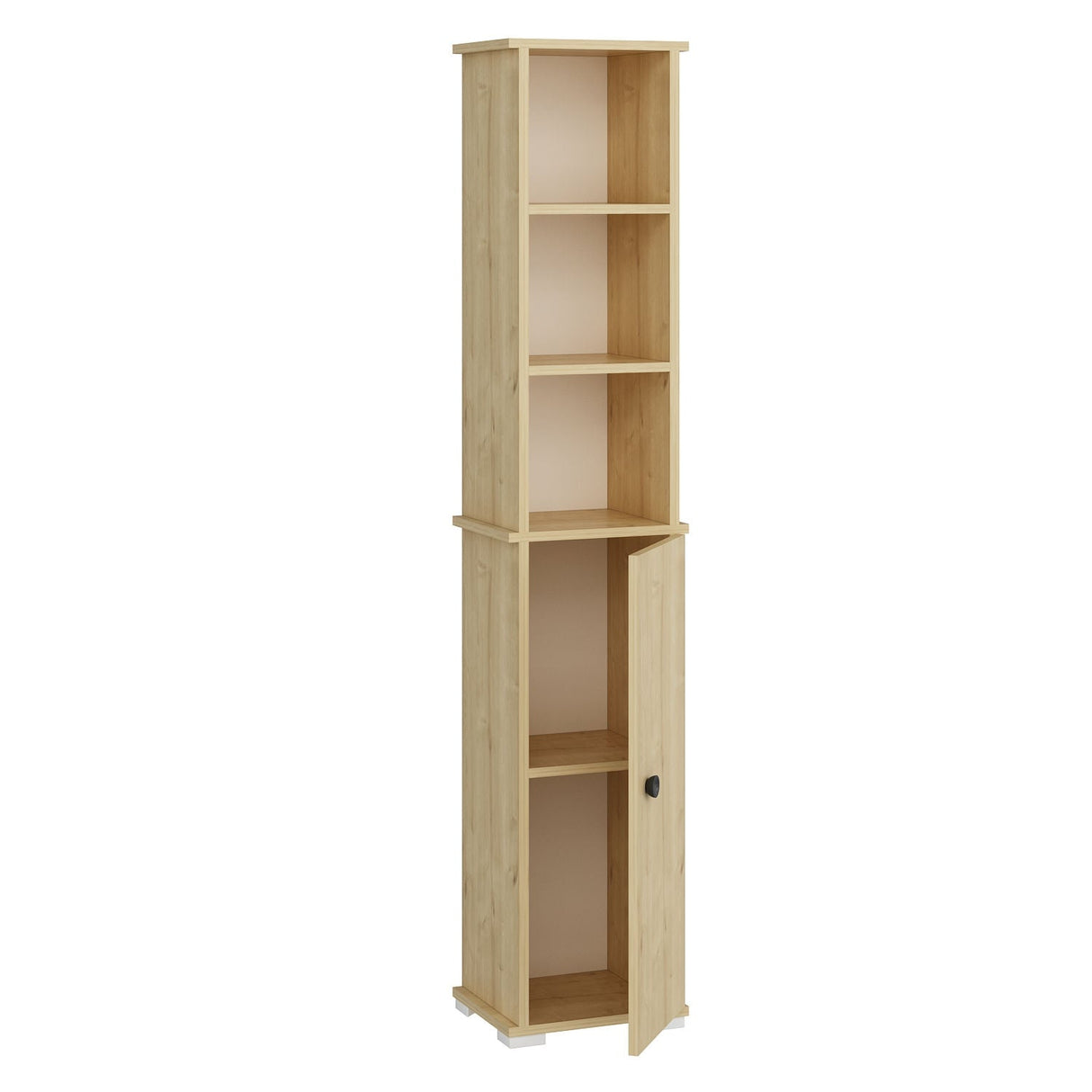 Dulap de baie Niles, Diverse culori, 33x35x188 cm - Stejar safir | SKU: 475OLV2411 | Dulap de baie Niles, 33x35x188 cm, varianta Stejar safir, produs pentru amenajarea locuinței, disponibil online în România la CasaMob