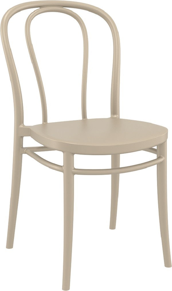 Set 4 scaune N00004, Cappuccino, 45x52x85 cm