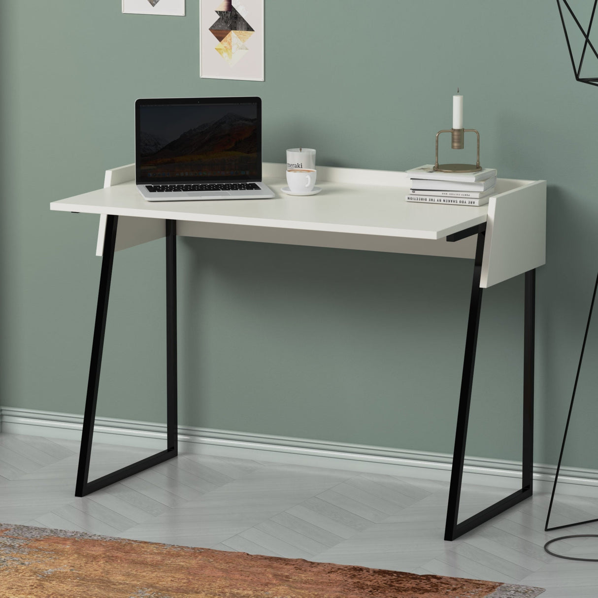 Birou Rone, Diverse culori, 104x57x78 cm - Alb | SKU: 492LGM1176 | Birou Rone, 104x57x78 cm, varianta Alb, produs pentru amenajarea locuinței, disponibil online în România la CasaMob