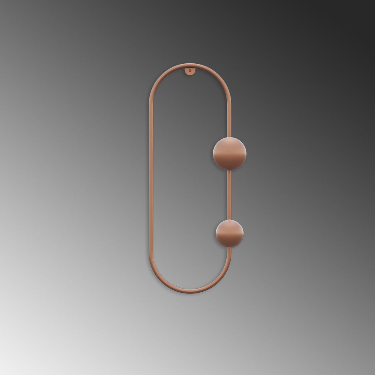 Cuier Cricket-C, Copper, 17x7 cm