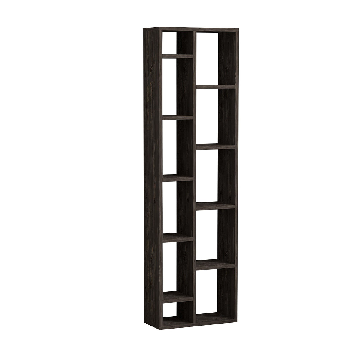 Bibliotecă Tomi, Antracit, 44x20x150 cm