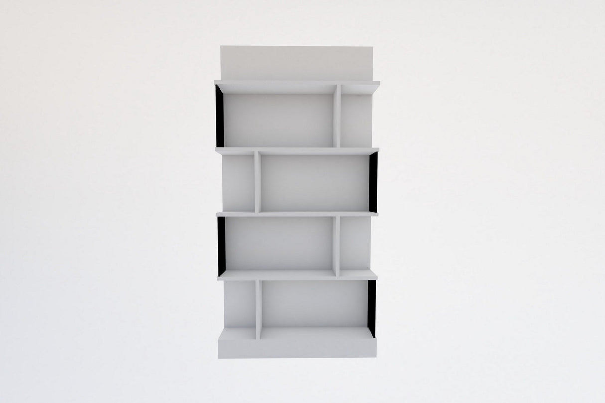 Bibliotecă Alex, Diverse culori, 80x22x160 cm - Alb | SKU: 495SSE1229 | Bibliotecă Alex, 80x22x160 cm, varianta Alb, produs pentru amenajarea locuinței, disponibil online în România la CasaMob