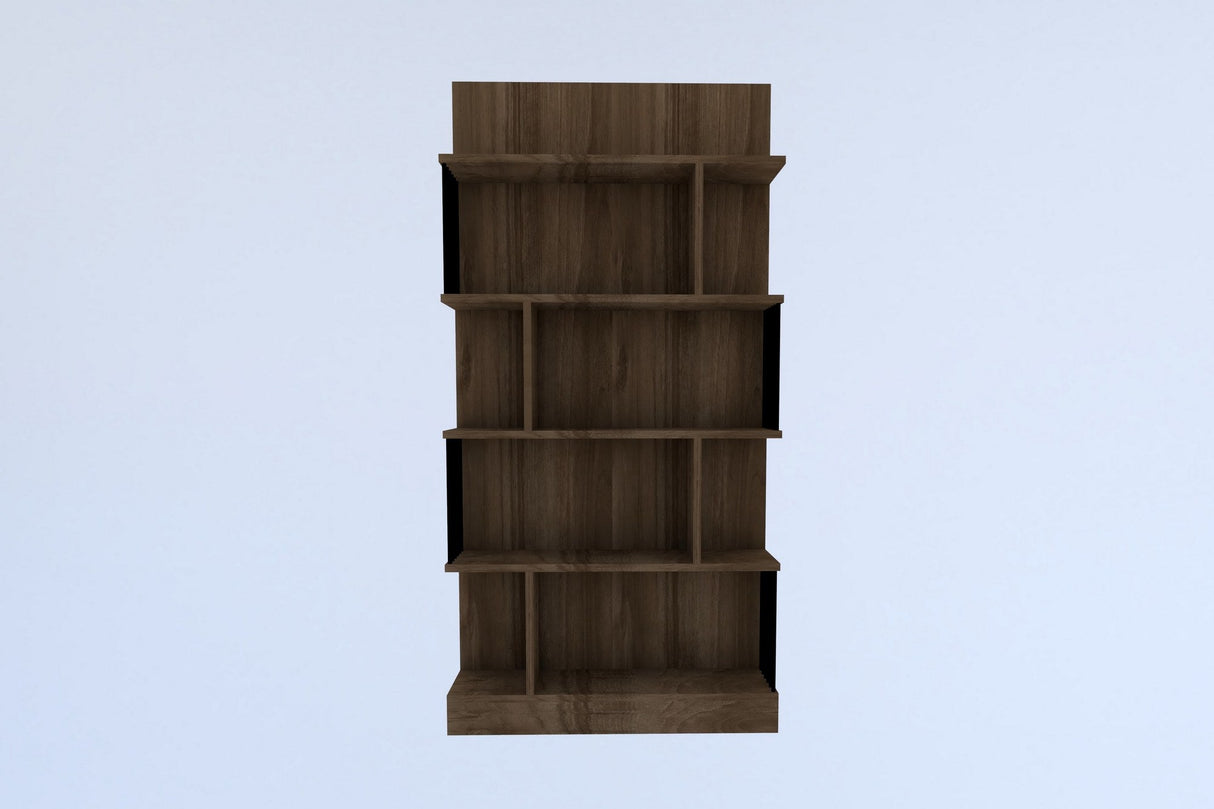 Bibliotecă Alex, Diverse culori, 80x22x160 cm - Nuc | SKU: 495SSE1232 | Bibliotecă Alex, 80x22x160 cm, varianta Nuc, produs pentru amenajarea locuinței, disponibil online în România la CasaMob