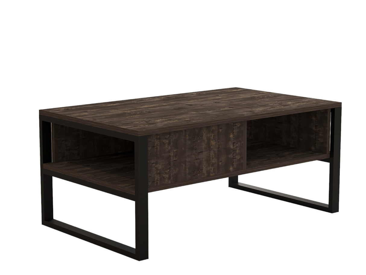 Măsuță de cafea Devon Orta, Diverse culori, Diverse dimensiuni - Antracit - 100x60x44 cm | SKU: 495SSE1301 | Măsuță de cafea Devon Orta, varianta Antracit - 100x60x44 cm, produs pentru amenajarea locuinței, disponibil online în România la CasaMob