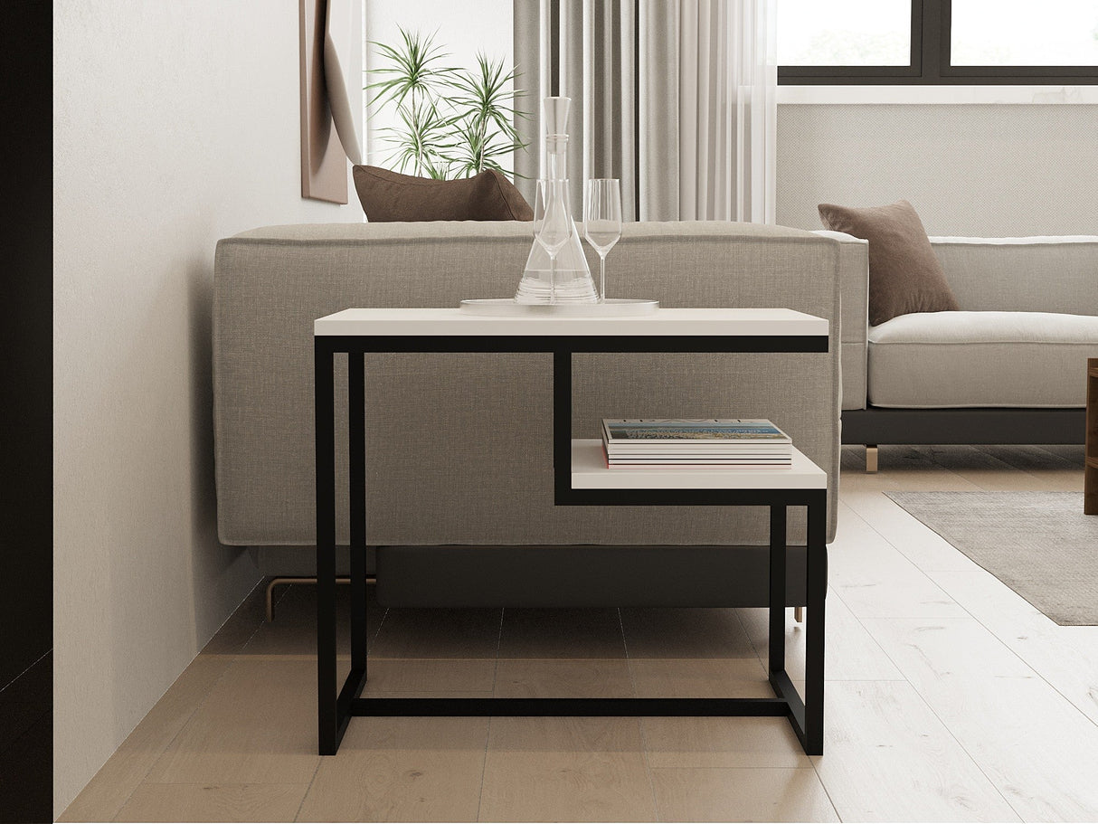 Măsuță de cafea Wengen, Diverse culori, 60x40x52 cm - Alb | SKU: 495SSE1310 | Măsuță de cafea Wengen, 60x40x52 cm, varianta Alb, produs pentru amenajarea locuinței, disponibil online în România la CasaMob
