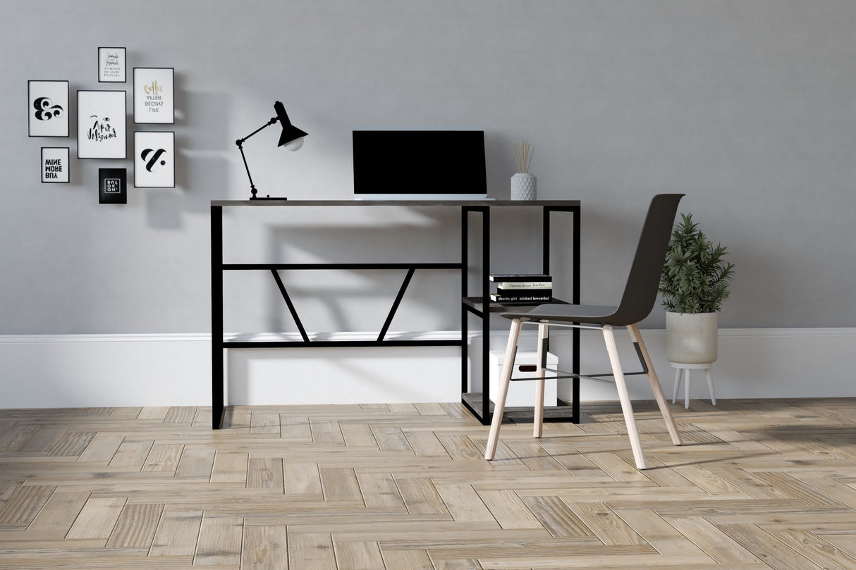 Birou Caste, Diverse culori, 120x60x74 cm - Antracit | SKU: 495SSE1506 | Birou Caste, 120x60x74 cm, varianta Antracit, produs pentru amenajarea locuinței, disponibil online în România la CasaMob