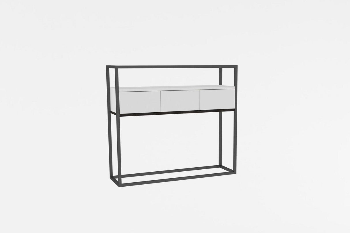 Consola Guarda - White, Alb, 100x29x90 cm