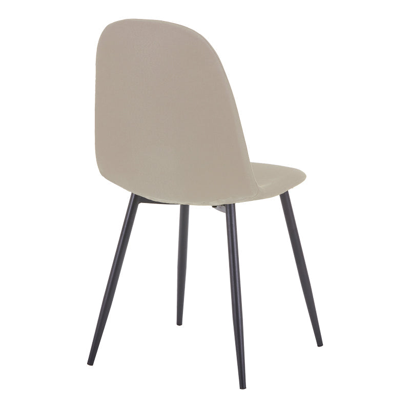 Scaun Bella, Stofă, picioare metalice negre, Diverse culori, 44x55x85 cm - Crem | SKU: 499-000014 | Scaun Bella, Stofă, picioare metalice negre, 44x55x85 cm, varianta Crem, produs pentru amenajarea locuinței, disponibil online în România la CasaMob