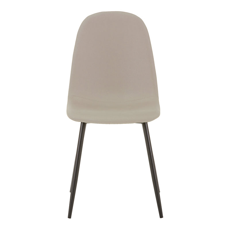 Scaun Bella, Stofă, picioare metalice negre, Diverse culori, 44x55x85 cm - Crem | SKU: 499-000014 | Scaun Bella, Stofă, picioare metalice negre, 44x55x85 cm, varianta Crem, produs pentru amenajarea locuinței, disponibil online în România la CasaMob