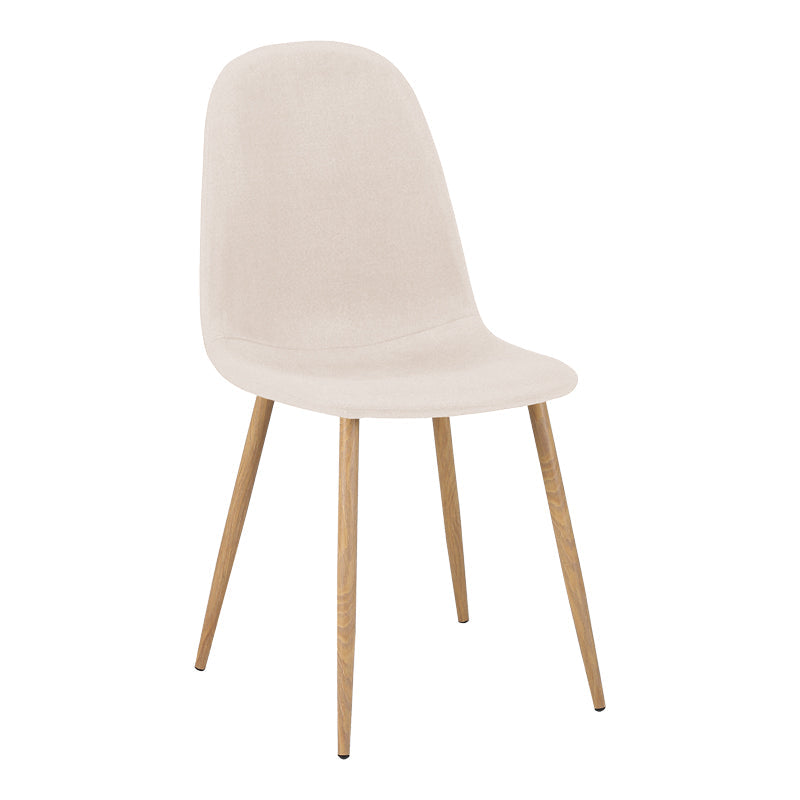 Scaun Bella, Stofă, picioare metalice cu finisaj natural, Diverse culori, 44x55x85 cm - Crem | SKU: 499-000018 | Scaun Bella, Stofă, picioare metalice cu finisaj natural, 44x55x85 cm, varianta Crem, produs pentru amenajarea locuinței, disponibil online în România la CasaMob