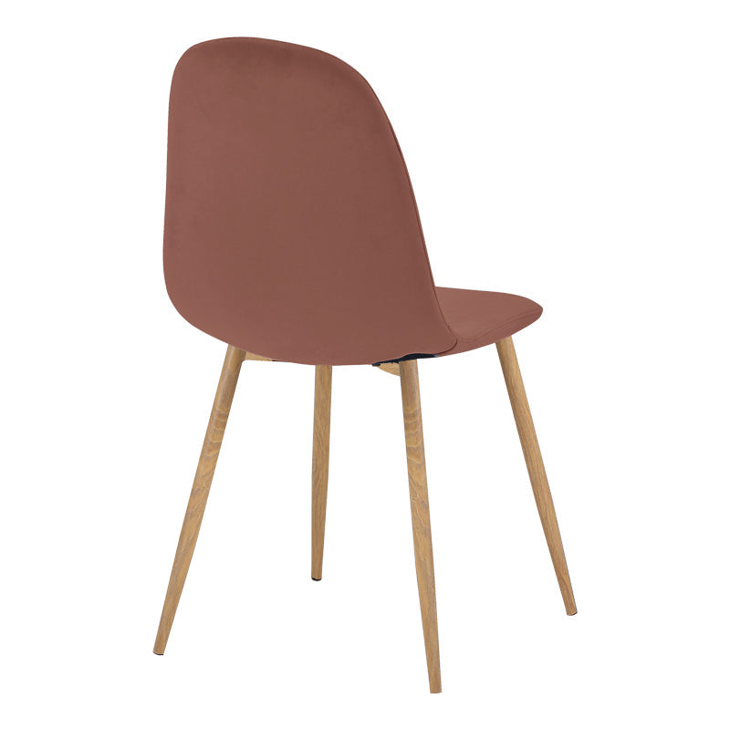 Scaun Bella, Catifea, picioare metalice cu finisaj natural, Diverse culori, 44x55x85 cm - Rosu | SKU: 499-000026 | Scaun Bella, Catifea, picioare metalice cu finisaj natural, 44x55x85 cm, varianta Rosu, produs pentru amenajarea locuinței, disponibil online în România la CasaMob