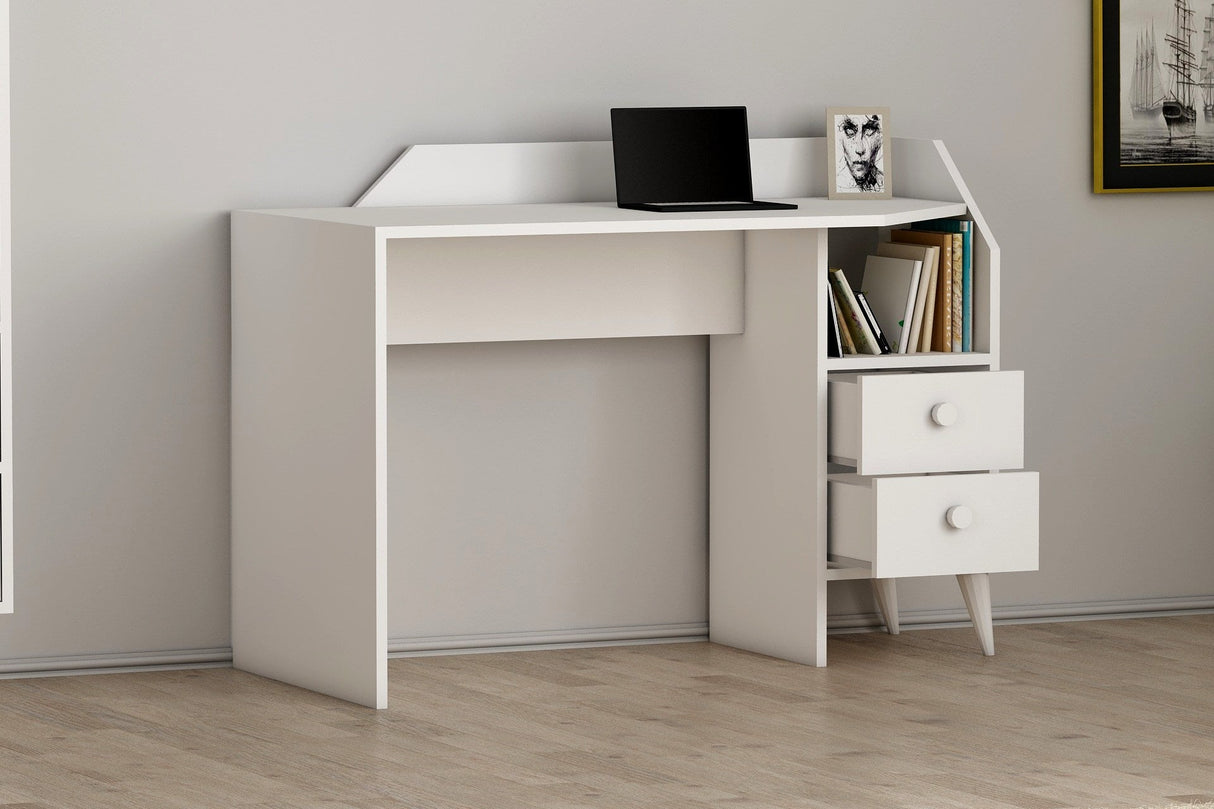 Birou Star, Diverse culori, 120x55x82 cm - Alb | SKU: 505CRL1110 | Birou Star, 120x55x82 cm, varianta Alb, produs pentru amenajarea locuinței, disponibil online în România la CasaMob