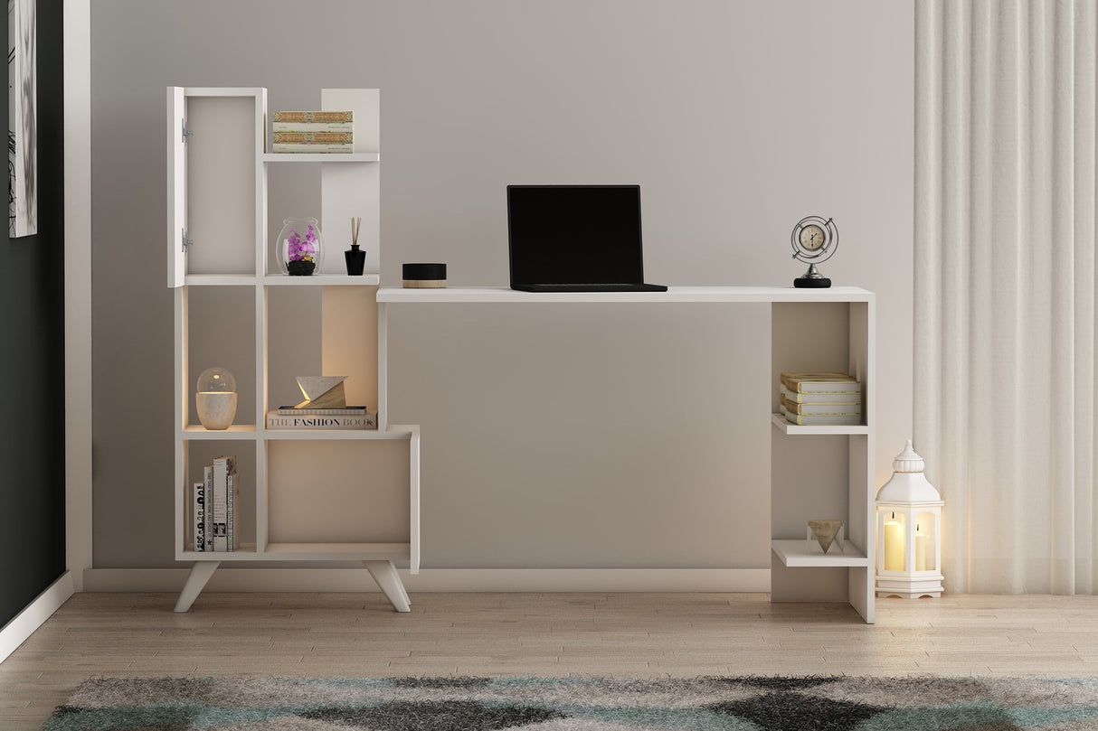 Birou Alis, Alb, 120x60x73 cm