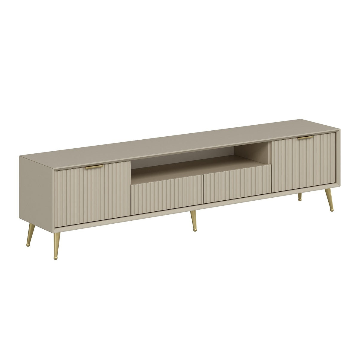Comodă TV Luxe, Sandstone, 180x35x45 cm