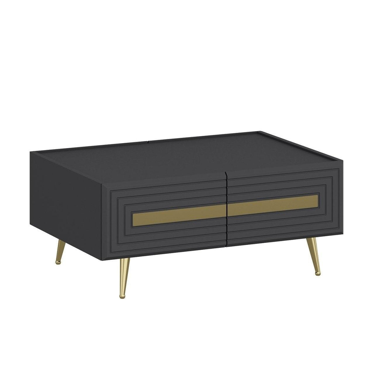 Măsuță de cafea Jose, Diverse culori, 90x64x40 cm - Antracit | SKU: 506MNR1220 | Măsuță de cafea Jose, 90x64x40 cm, varianta Antracit, produs pentru amenajarea locuinței, disponibil online în România la CasaMob