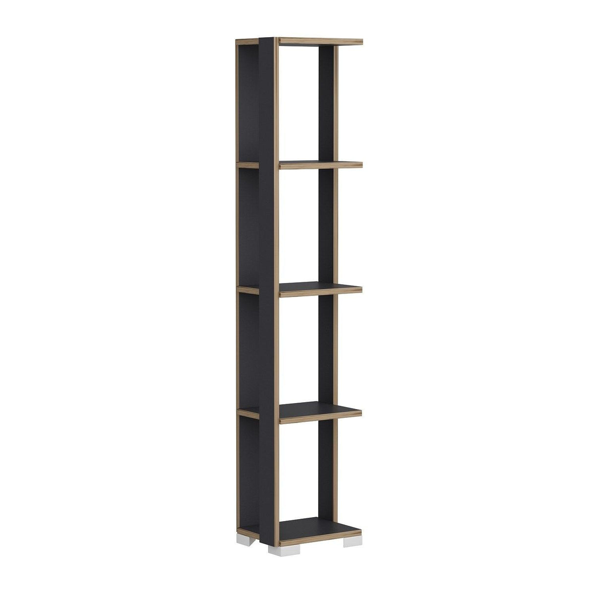 Bibliotecă Neg, Diverse culori, 34x26x153 cm - Antracit | SKU: 506MNR1402 | Bibliotecă Neg, 34x26x153 cm, varianta Antracit, produs pentru amenajarea locuinței, disponibil online în România la CasaMob