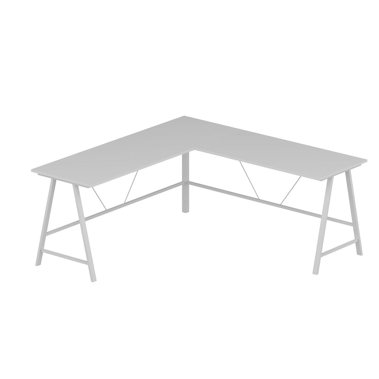 Birou Team L, Diverse culori, 180x60x76 cm - Alb | SKU: 506MNR3361 | Birou Team L, 180x60x76 cm, varianta Alb, produs pentru amenajarea locuinței, disponibil online în România la CasaMob