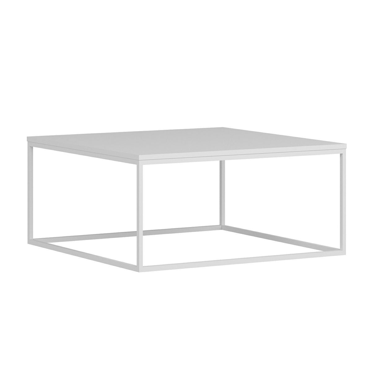 Măsuță de cafea Loni, Diverse culori, 90x90x42 cm - Alb | SKU: 506MNR3423 | Măsuță de cafea Loni, 90x90x42 cm, varianta Alb, produs pentru amenajarea locuinței, disponibil online în România la CasaMob