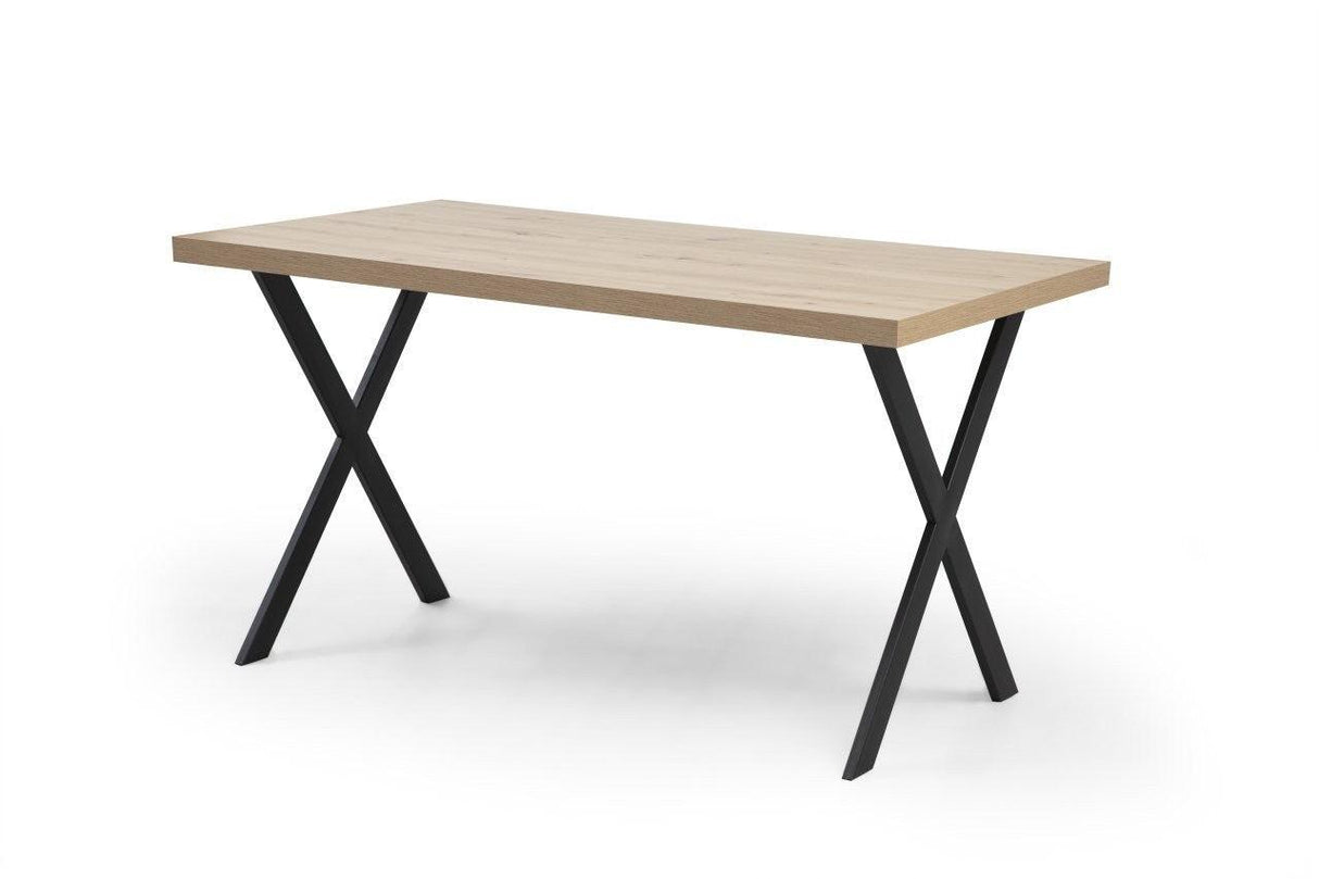 Masă dining Brayn, Diverse culori, 139x80x76 cm - Stejar | SKU: 506MNR3442 | Masă dining Brayn, 139x80x76 cm, varianta Stejar, produs pentru amenajarea locuinței, disponibil online în România la CasaMob