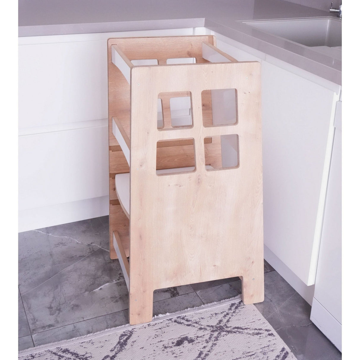 Mobilier Kule 90x41 - Brown White, SKU 517BMB1144