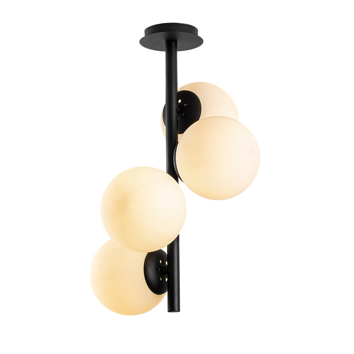Lustră Faze-NT-139, Negru, Ø15x53 cm