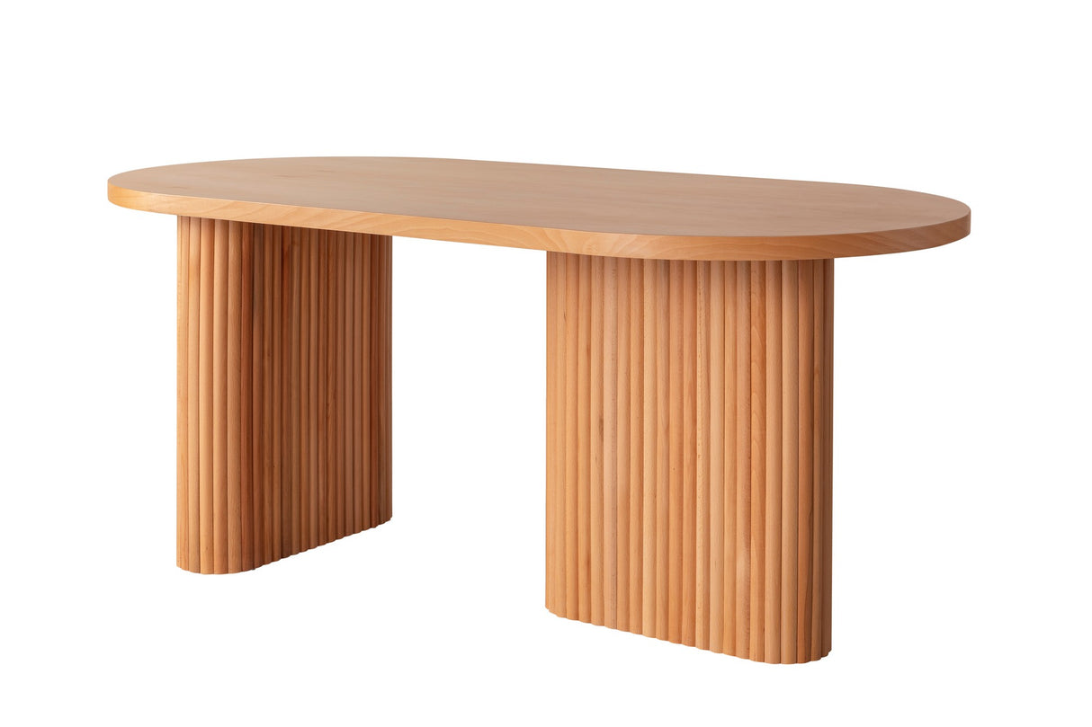 Masă dining Lugias, Beech, 180x90x75 cm