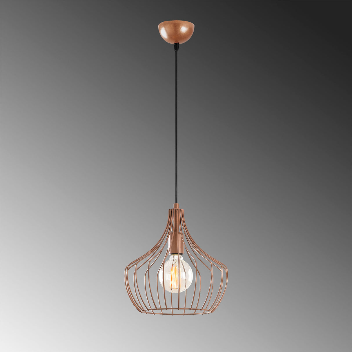 Lustră Mezopotamya - N-1278, Copper, Ø27x126 cm