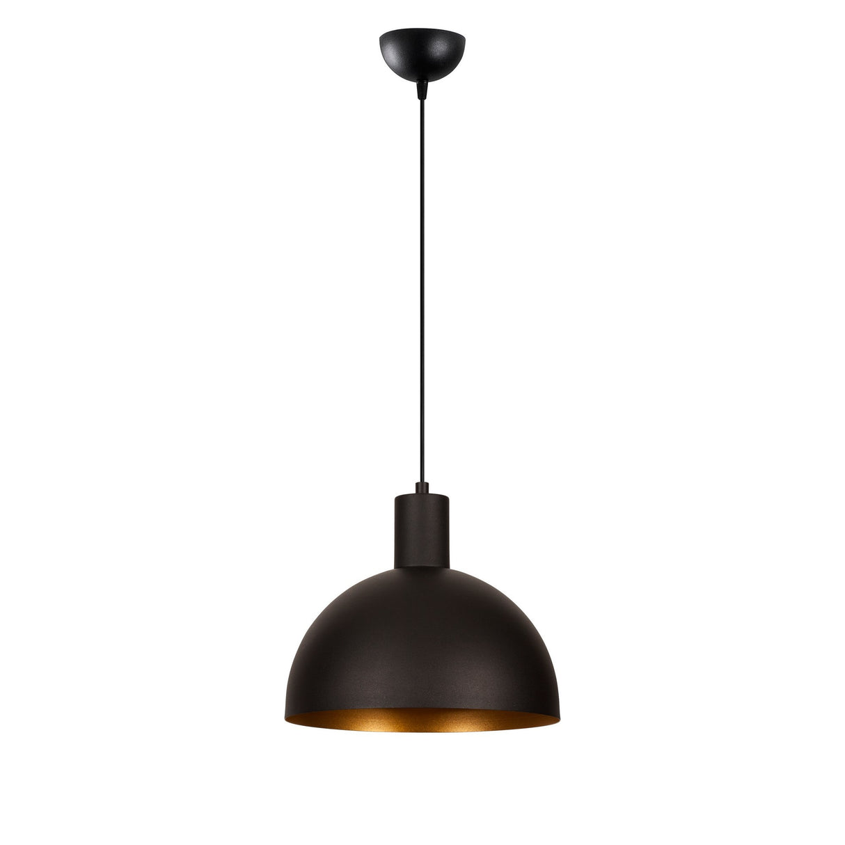 Lustră Sivani - MR-306, Negru - Auriu, Ø30x117 cm