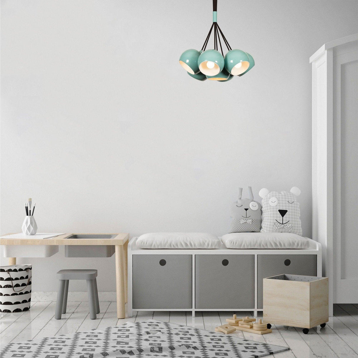 Lustra Luminoxa - Albastru, SKU 527ABY1732