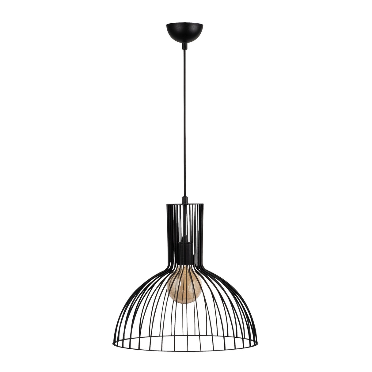 Lustră Fellini - MR - 672, Negru, Ø38x136 cm