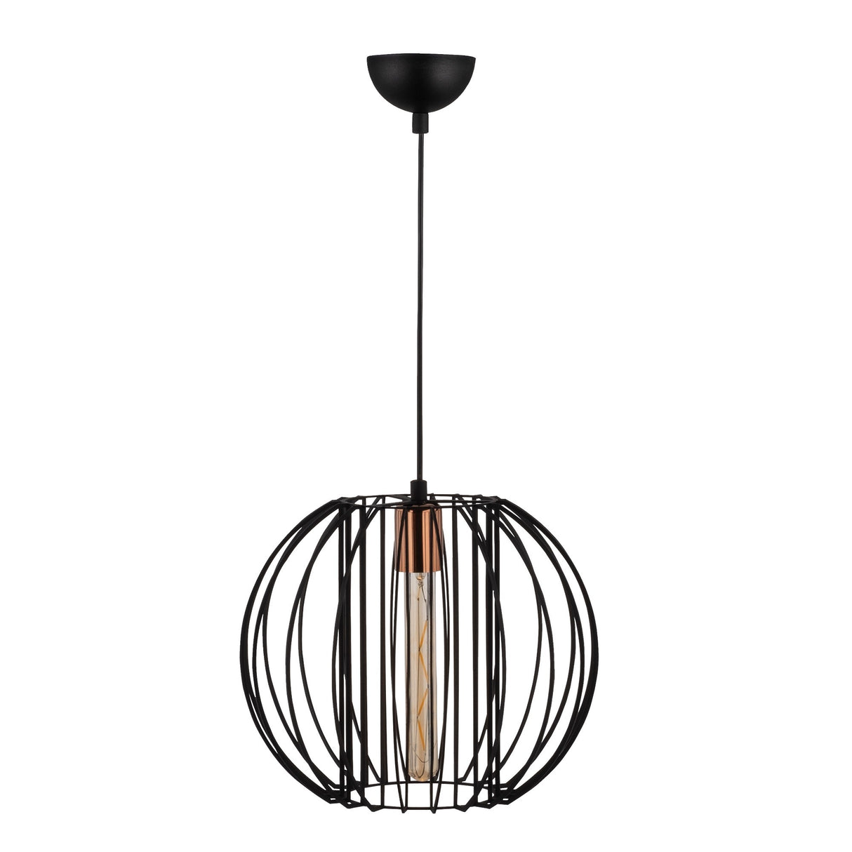 Lustră Fellini - MR - 779, Negru - Bronze, Ø33x124 cm