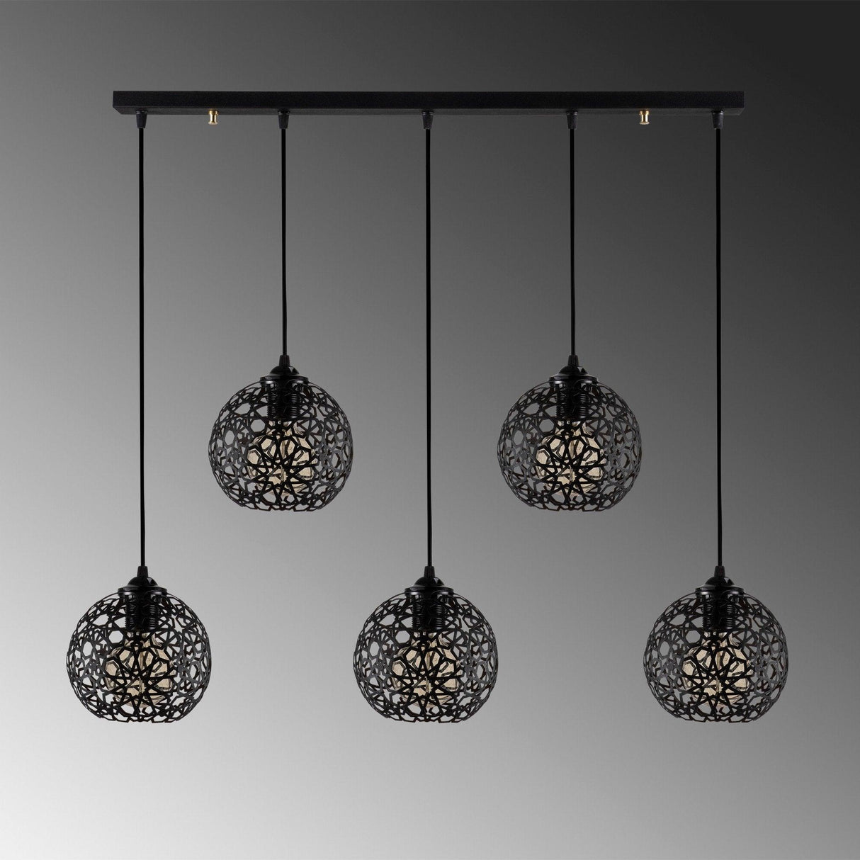 Lustra Luminar 89, Negru