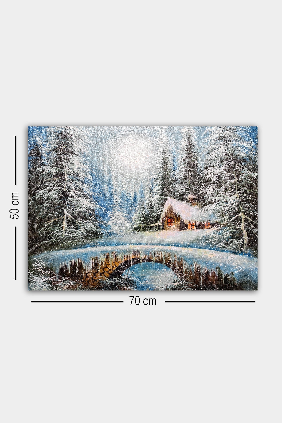 Tablou canvas 524346946-5070, Multicolor, 50x70x3 cm
