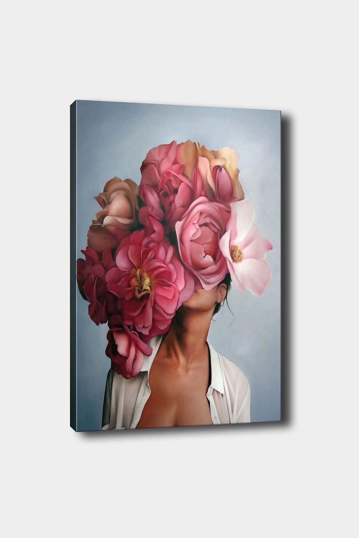 Tablou Canvas Lady, Multicolor, 70 x 50 cm