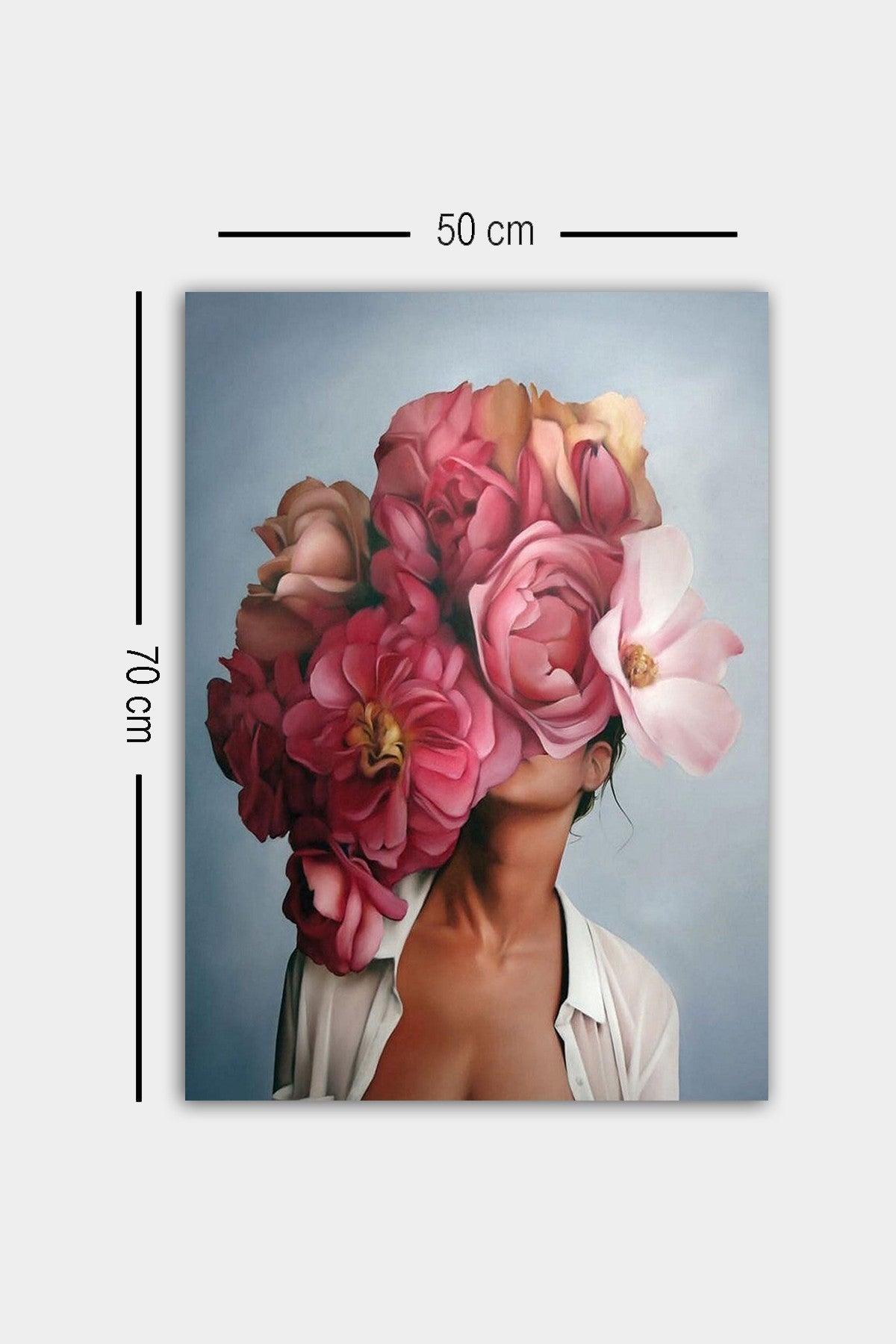 Tablou Canvas Lady, Multicolor, 70 x 50 cm