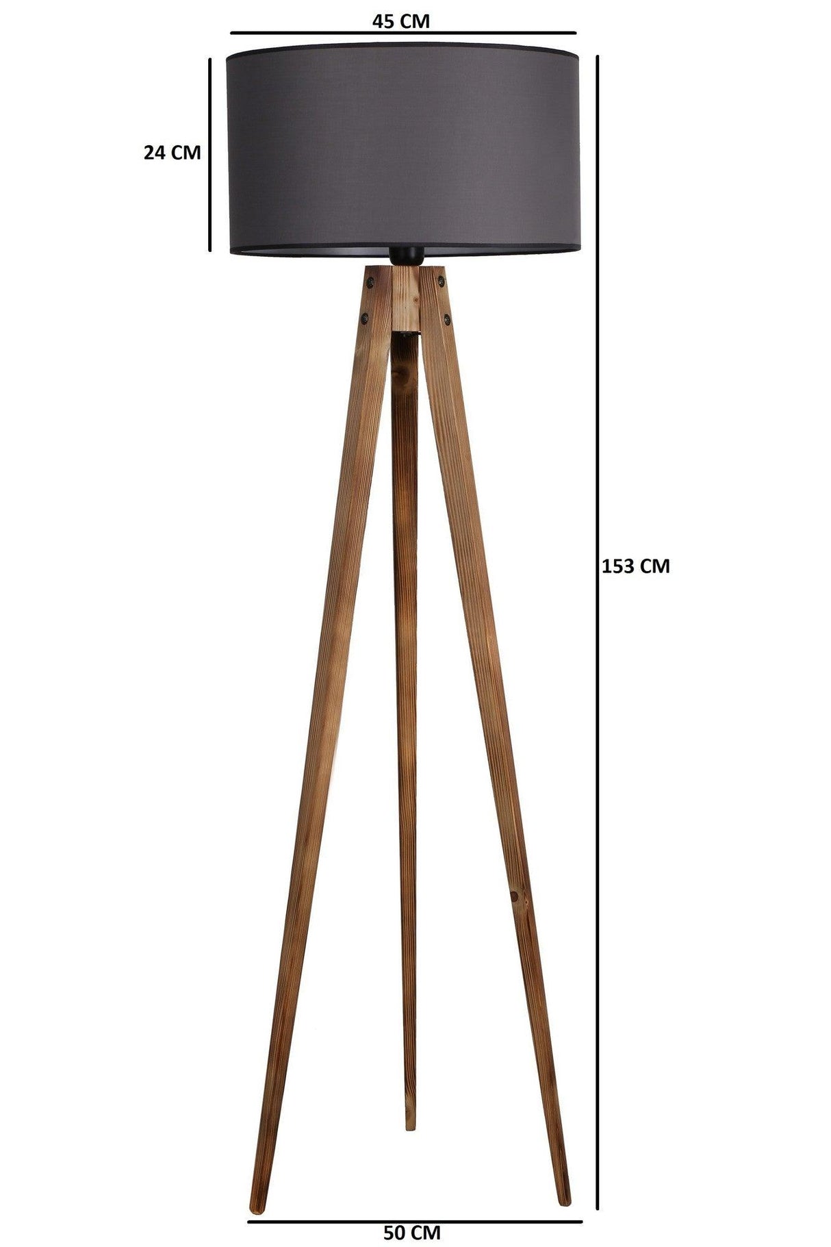 Lampadar Tripod - Maro Gri, SKU 534LUN2192