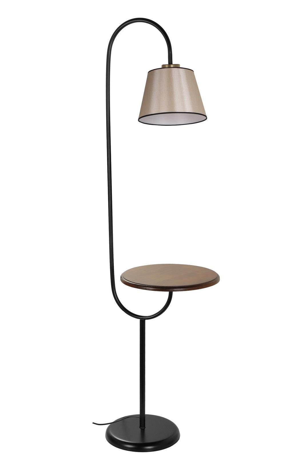 Lampadar cu masuta de cafea Zumrut - Bej închis, SKU 534LUN3549