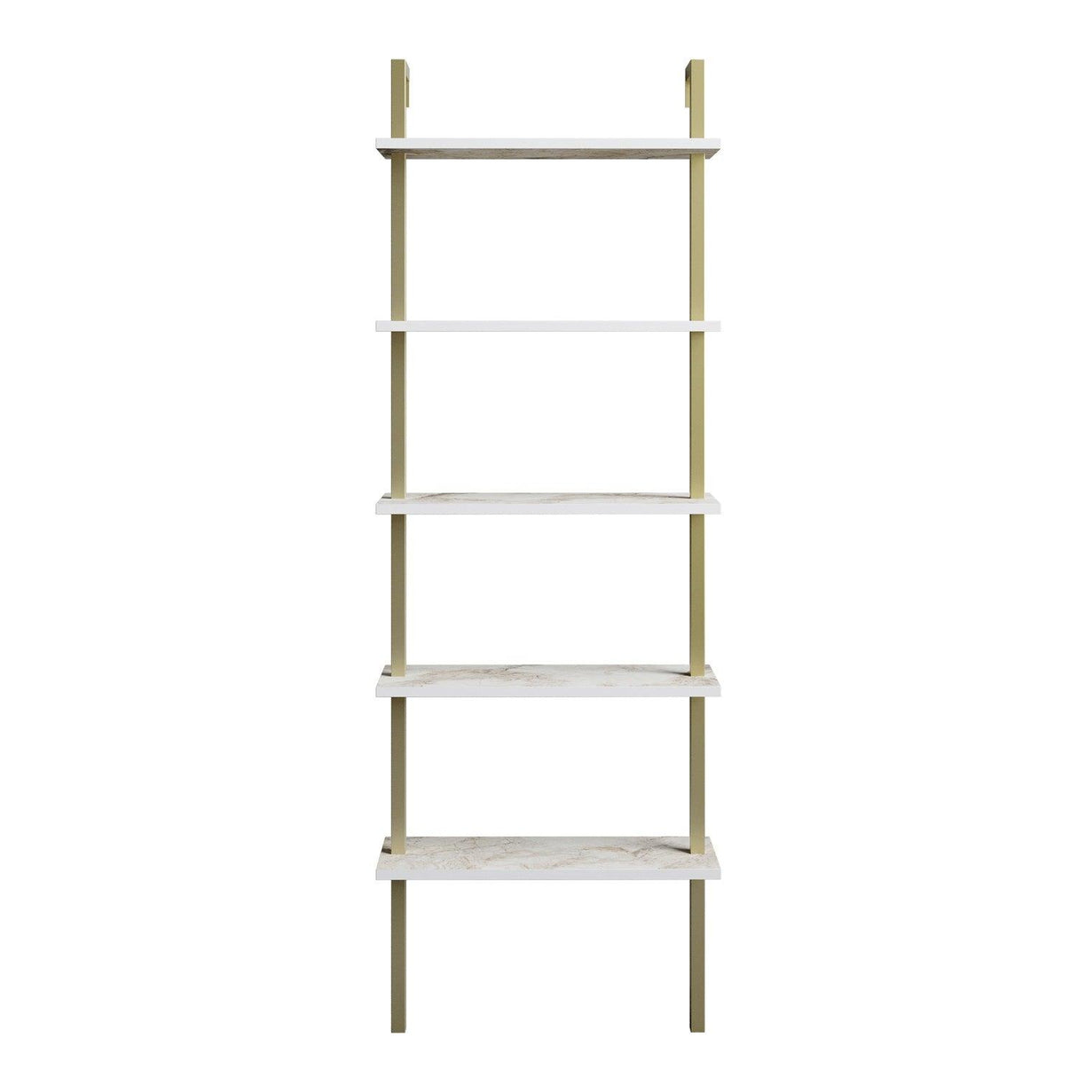 Bibliotecă Piante, Diverse culori, 60x22x174 cm - Alb - Auriu | SKU: 541HDL1311 | Bibliotecă Piante, 60x22x174 cm, varianta Alb - Auriu, produs pentru amenajarea locuinței, disponibil online în România la CasaMob