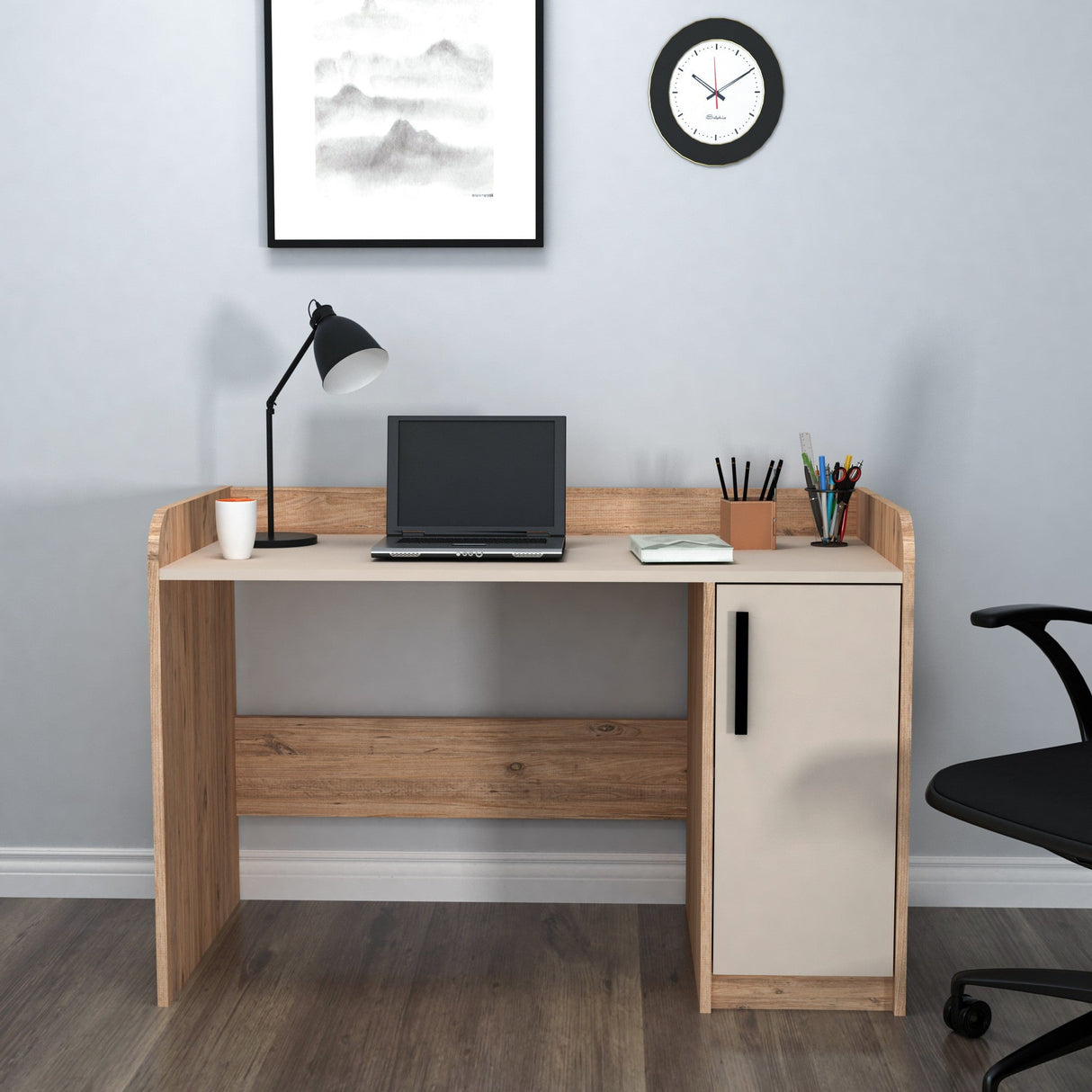 Birou Luses, Diverse culori, Diverse dimensiuni - Pin atlantic - Bej - 124x24x83 cm | SKU: 550ARN1180 | Birou Luses, varianta Pin atlantic - Bej - 124x24x83 cm, produs pentru amenajarea locuinței, disponibil online în România la CasaMob