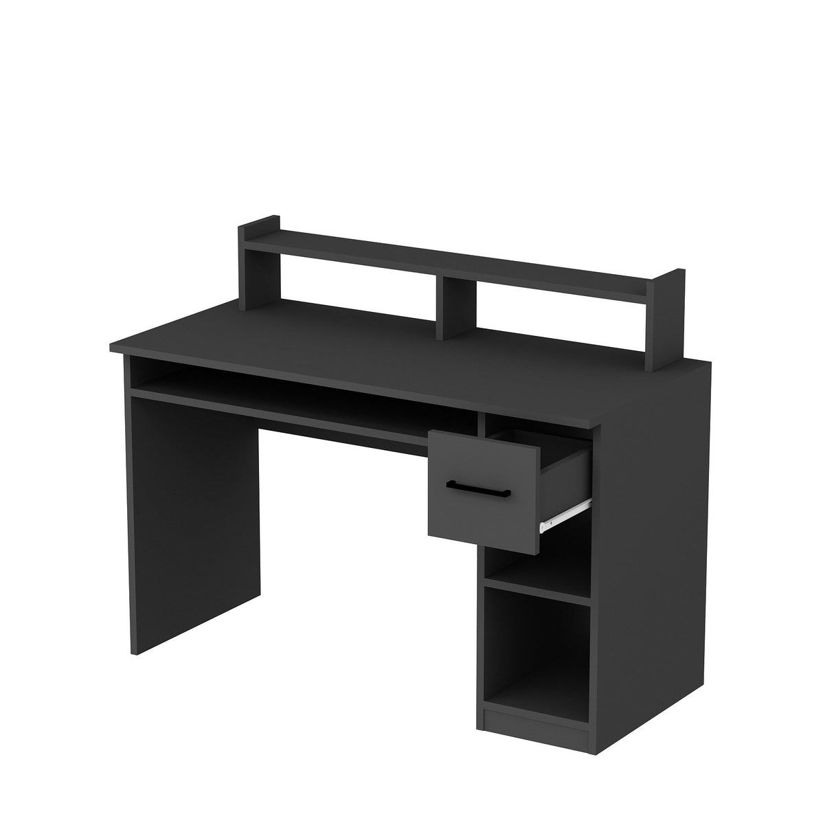 Birou Eslem, Diverse culori, Diverse dimensiuni - Antracit - 120x93x55 cm | SKU: 550ARN2208 | Birou Eslem, varianta Antracit - 120x93x55 cm, produs pentru amenajarea locuinței, disponibil online în România la CasaMob