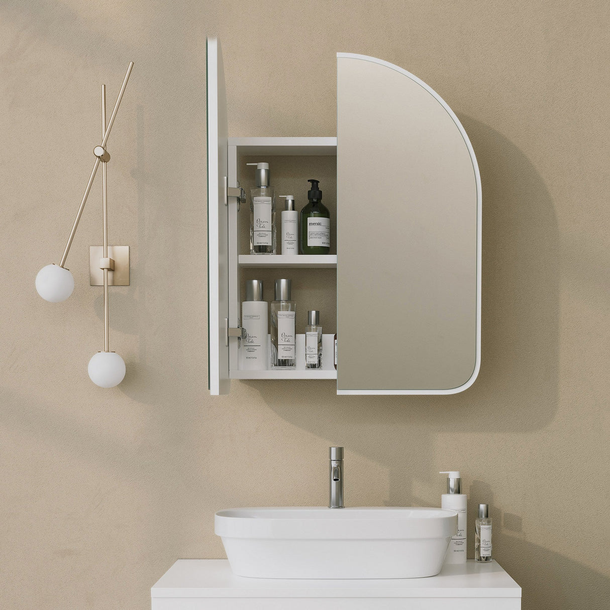 Dulap de baie Hope Cabinet, Diverse culori - Alb | SKU: 552NOS1218 | Dulap de baie Hope Cabinet, varianta Alb, produs pentru amenajarea locuinței, disponibil online în România la CasaMob