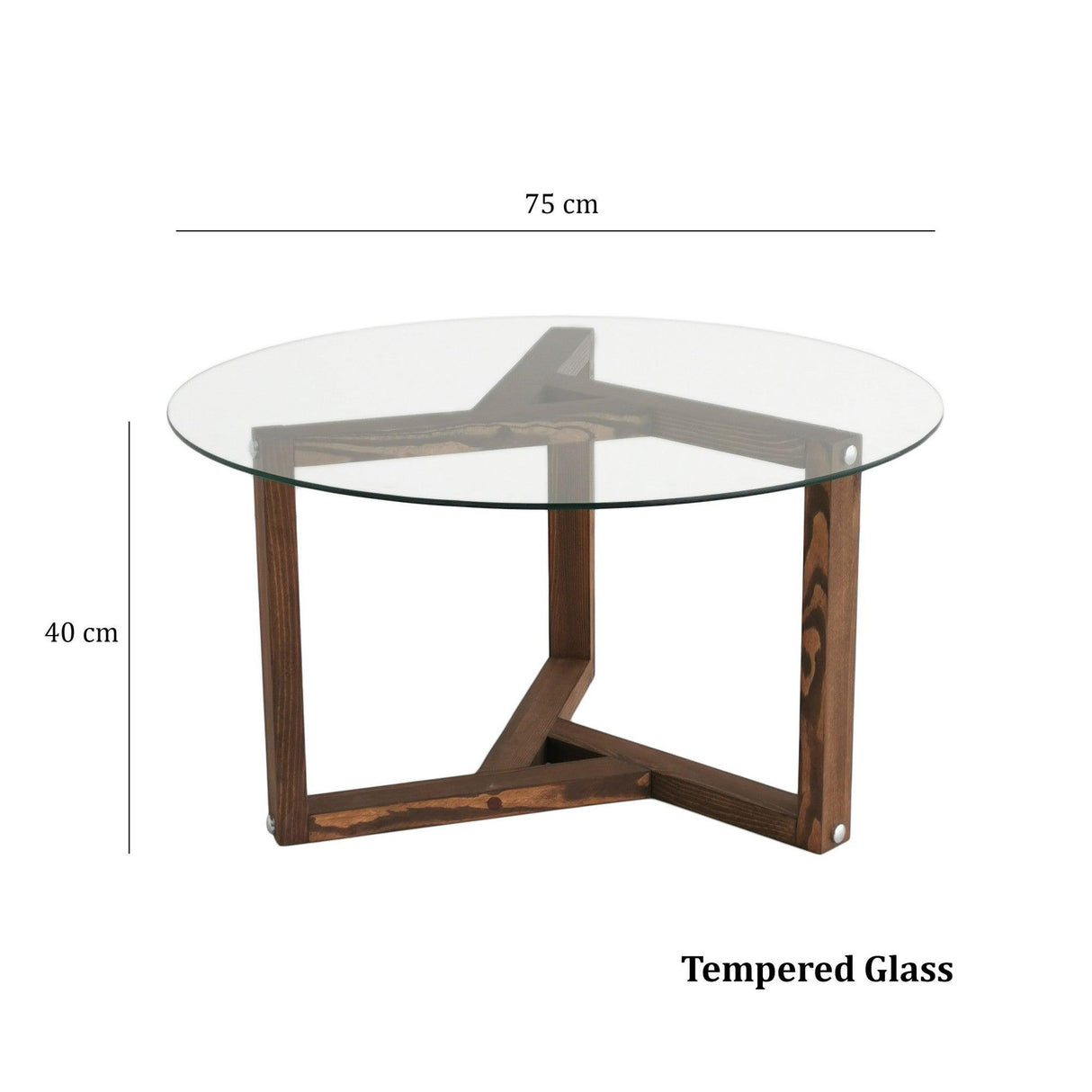 Măsuță de cafea Miro, Diverse culori, 75x75x40 cm - Nuc | SKU: 552NOS1412 | Măsuță de cafea Miro, 75x75x40 cm, varianta Nuc, produs pentru amenajarea locuinței, disponibil online în România la CasaMob