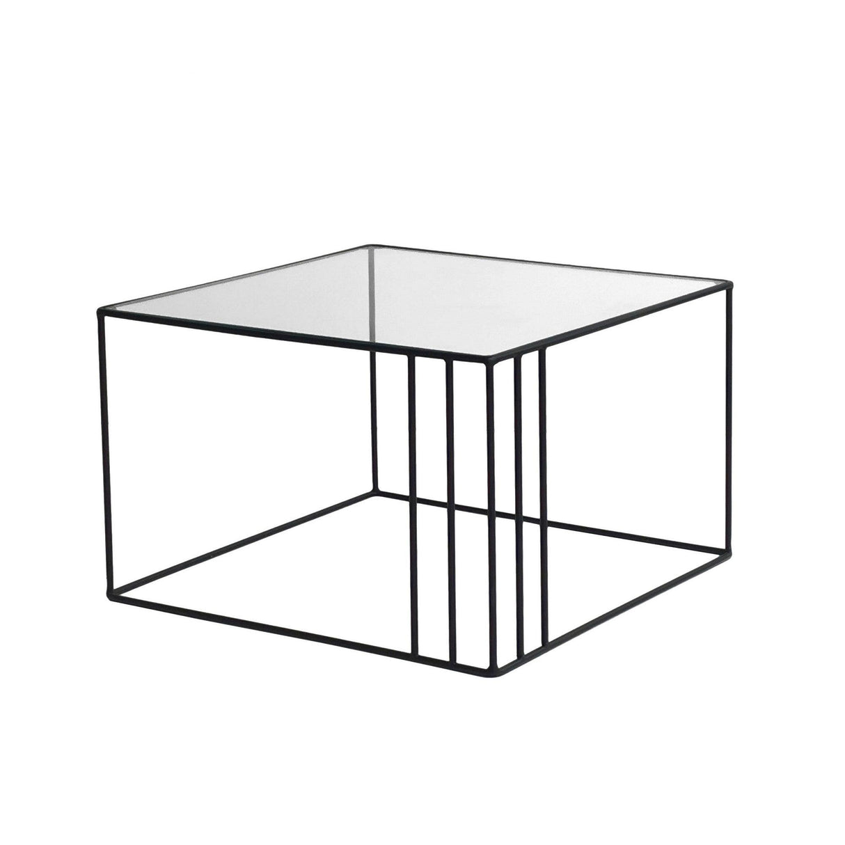 Masuta de cafea Outline - Black, Negru, 55x36x55 cm
