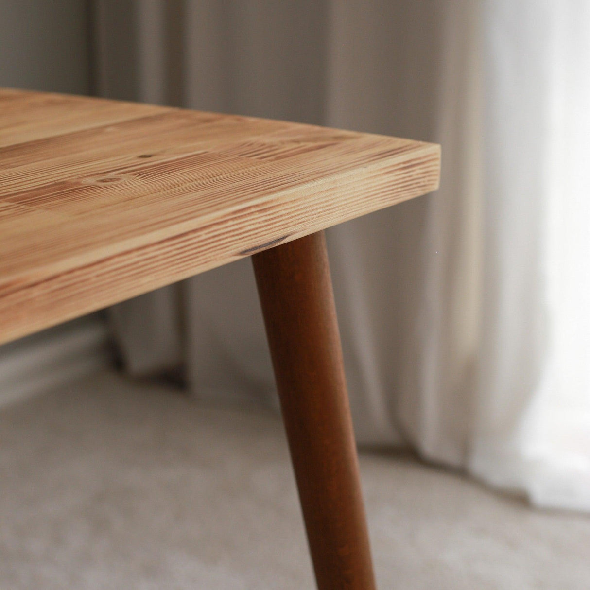 Masa Dining Cozy Natural, Stejar, 60x73x110 cm