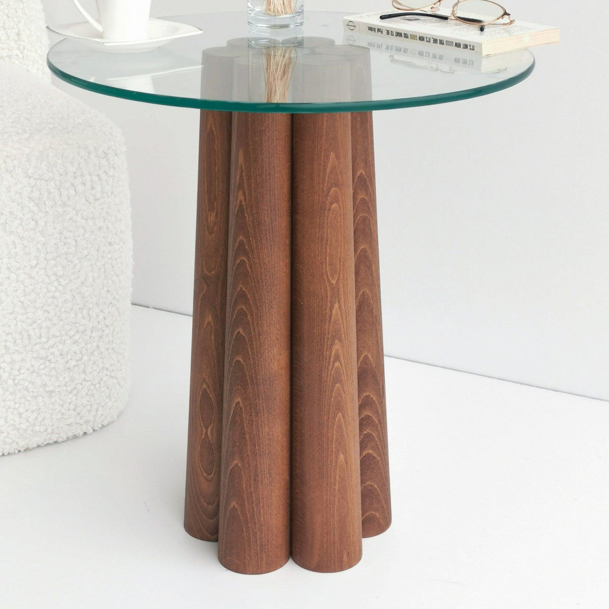 Masuta de cafea Pianeta, Nuc, 50x50x45 cm