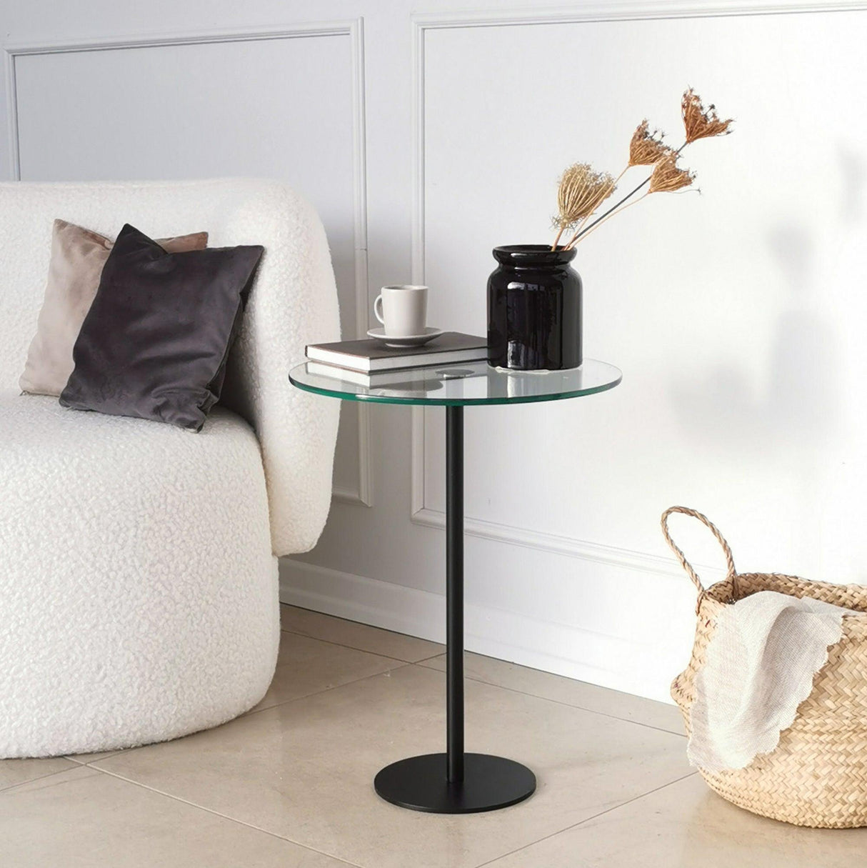 Măsuță de cafea Social, Diverse culori, 40x40x50 cm - Negru | SKU: 552NOS1434 | Măsuță de cafea Social, 40x40x50 cm, varianta Negru, produs pentru amenajarea locuinței, disponibil online în România la CasaMob