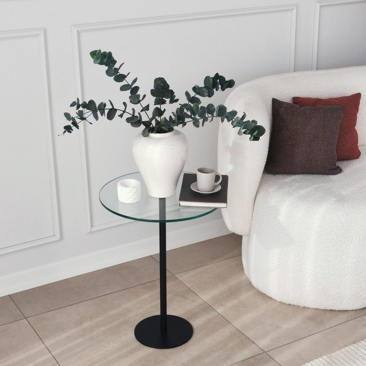 Măsuță de cafea Social, Diverse culori, 40x40x50 cm - Negru | SKU: 552NOS1434 | Măsuță de cafea Social, 40x40x50 cm, varianta Negru, produs pentru amenajarea locuinței, disponibil online în România la CasaMob