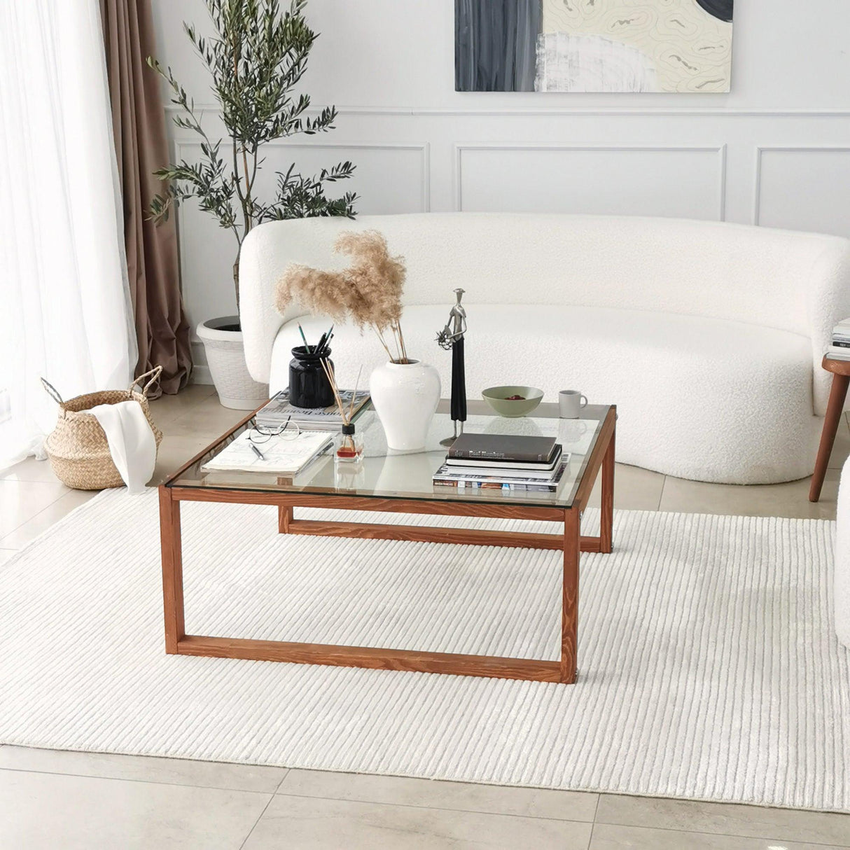 Măsuță de cafea Via, Diverse culori, Diverse dimensiuni - Lemn - 90x90x40 cm | SKU: 552NOS1441 | Măsuță de cafea Via, varianta Lemn - 90x90x40 cm, produs pentru amenajarea locuinței, disponibil online în România la CasaMob